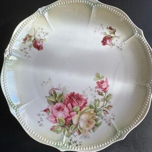Floral Ceramic Plate